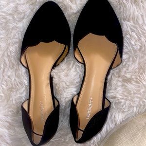 Limelight black pointed flat shoes size 8.5 EUC